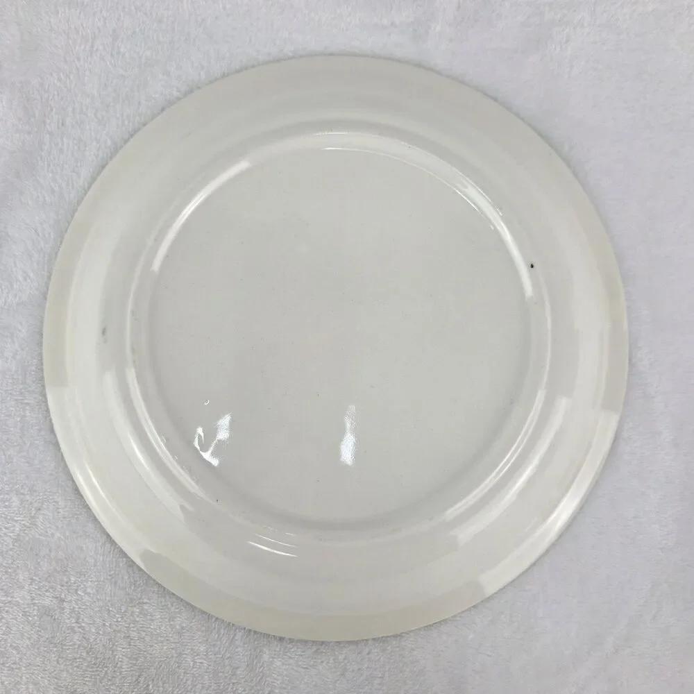 Vintage Royal China Currier & Ives Blue A Snowy Morning Pie Plate 10
